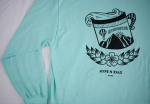 Coffee Wave Mint Longsleeve