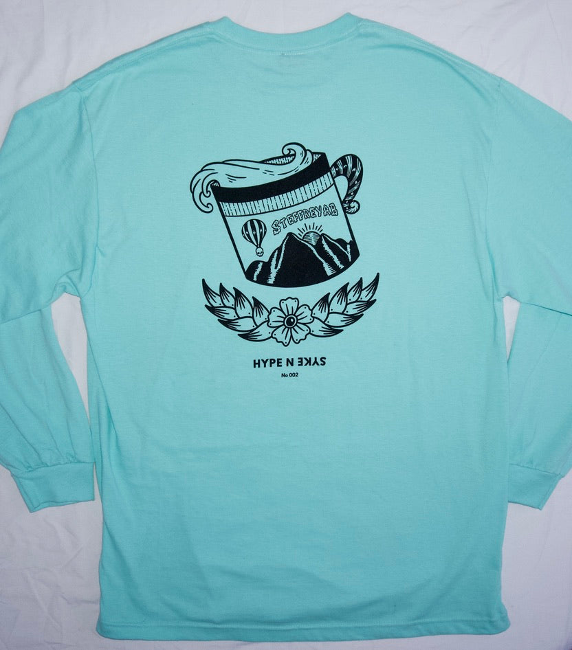 Coffee Wave Mint Longsleeve